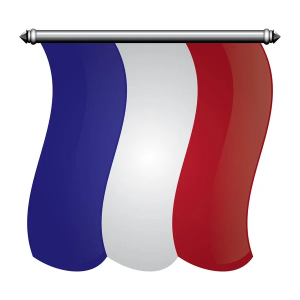 France Icon Vector Illustration Background — Stock Vector