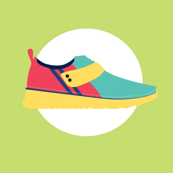 Векторная Иллюстрация Спортивной Обуви — стоковый вектор