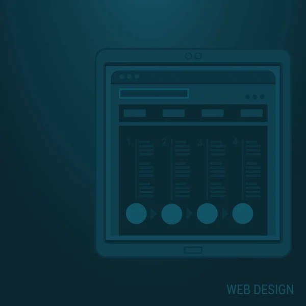 Vector Illustration Modern Design Template — Stock Vector
