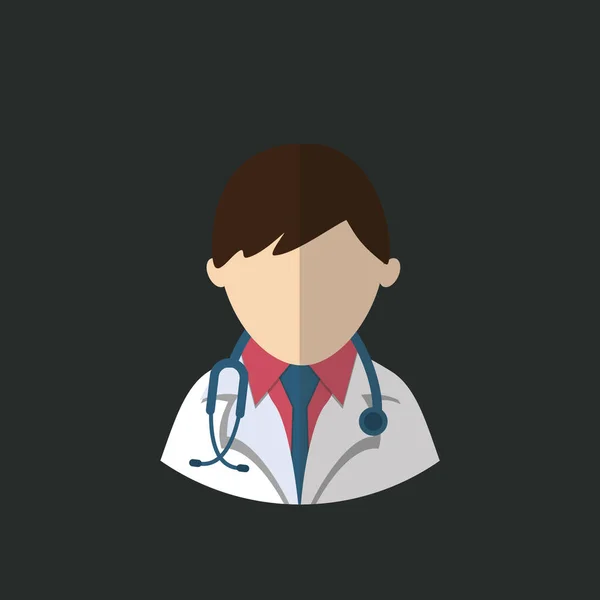 Ιατρική Εικόνα Εικονίδιο Φορέα Γιατρό Εικόνα — Διανυσματικό Αρχείο
