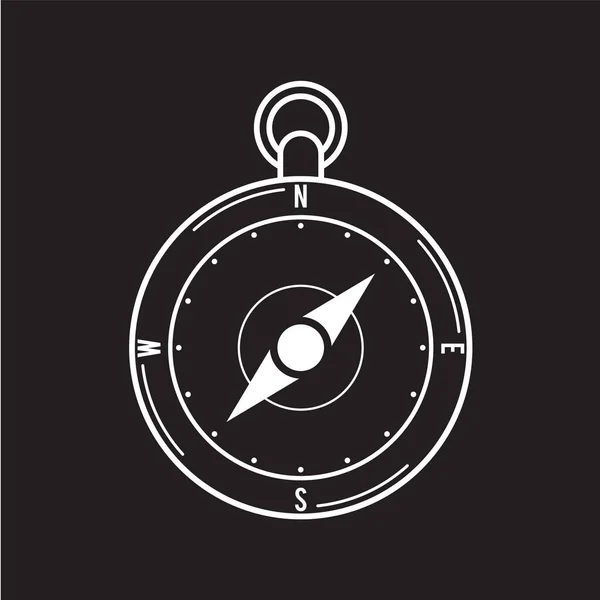 Kompass Stilisierte Vektorillustration — Stockvektor