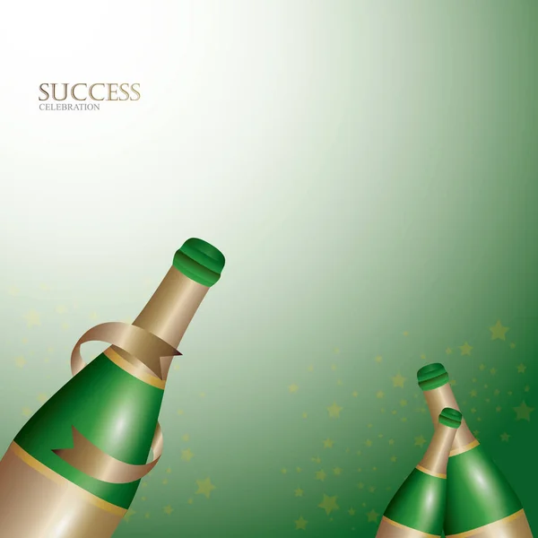 Champagner Vektor Ikone — Stockvektor