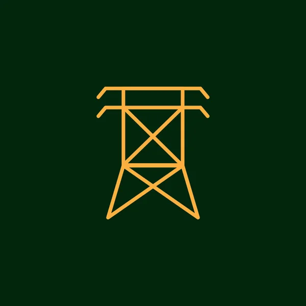 Ilustracja Wektorowa Ikony Kabla Elektrycznego — Wektor stockowy