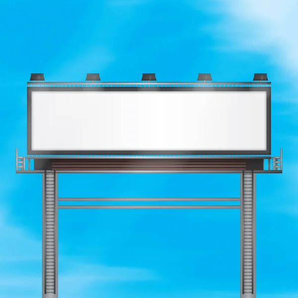 Vazio Billboard Ilustração Vetorial — Vetor de Stock