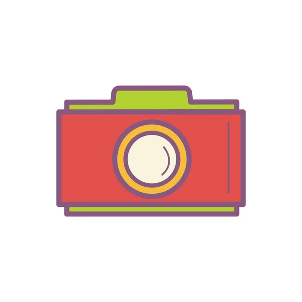 Photo Camera Icon Trendy Flat Style Isolated White Background Photography — Stock Vector