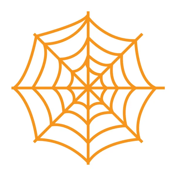 Icono Tela Araña Ilustración Vectorial — Vector de stock