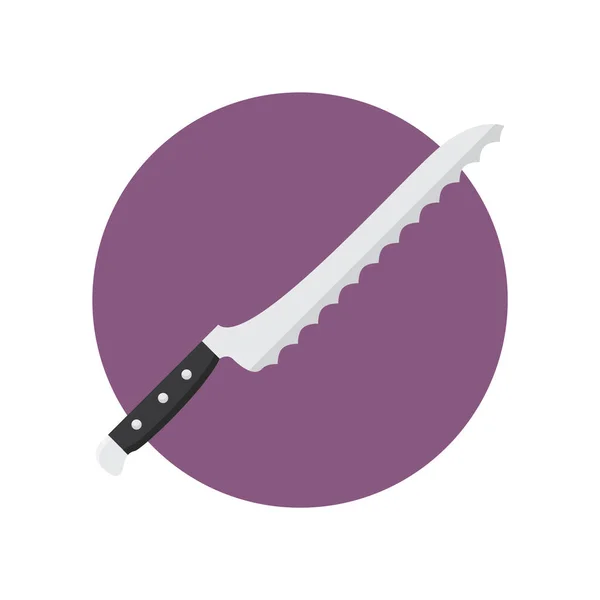 Vector Illustration Single Saw Icon — Stock Vector