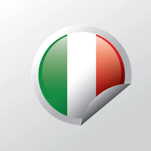 Ilustração Vetorial Bandeira Irlandesa — Vetor de Stock