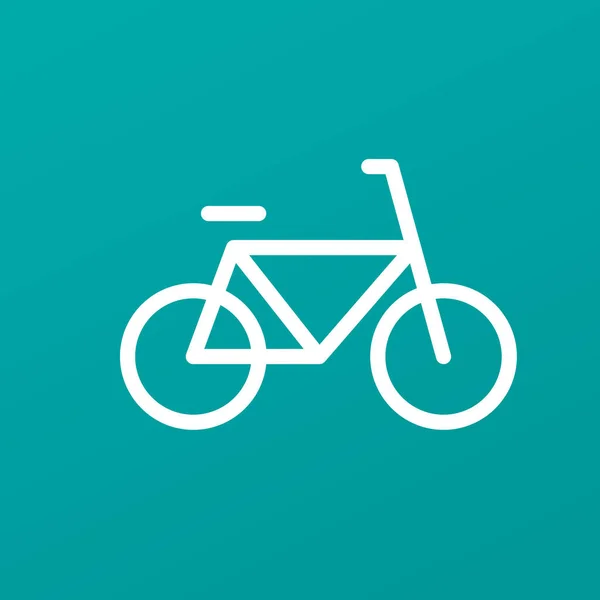 Fiets Pictogram Vector Illustratie — Stockvector