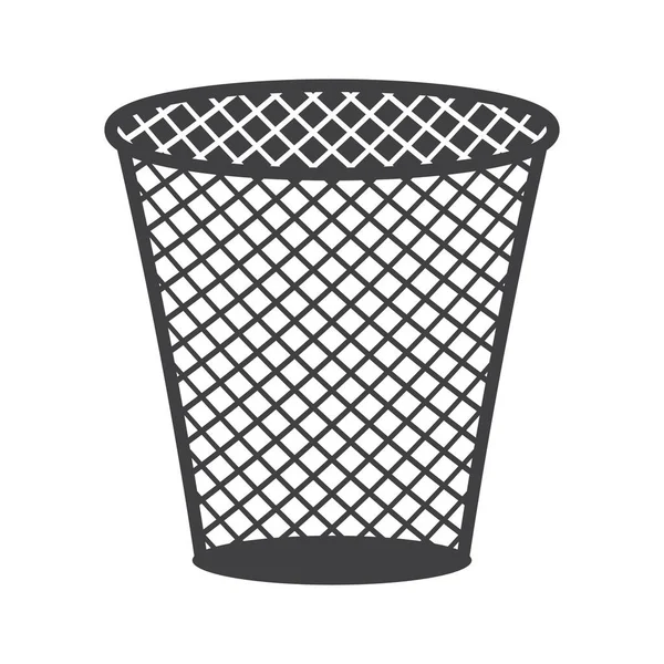 Dustbin Design Vector Illustration — Stock Vector