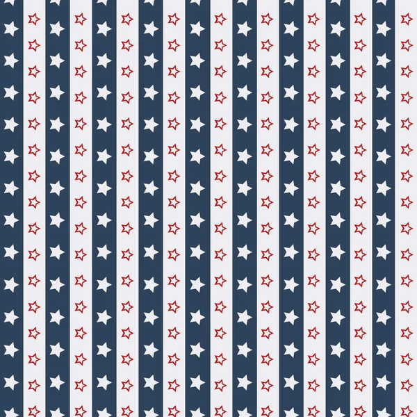 Seamless Pattern American Flag — Stock Vector