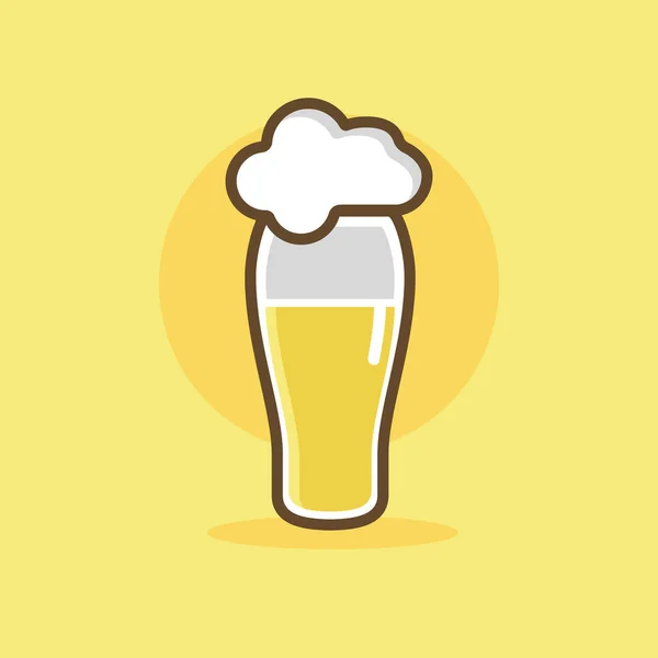 Ícone Cerveja Ilustração Vetorial —  Vetores de Stock
