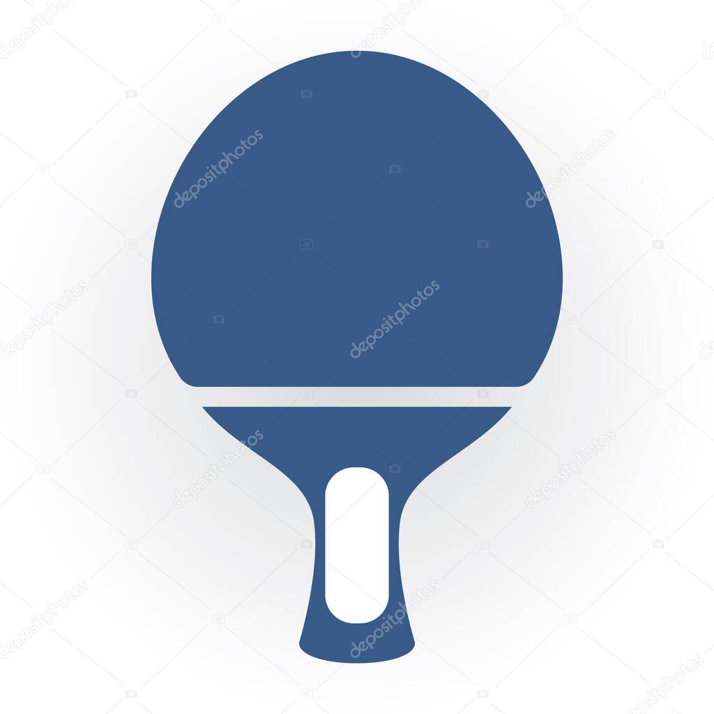 Table tennis bat, design vector illustration