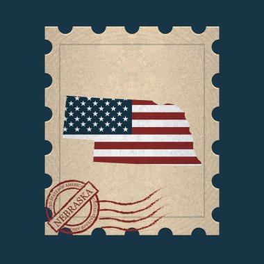 ABD şablonu, vektör illüstrasyonu