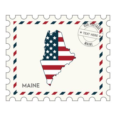 Üzerinde Güney Afrika bayrağı resmi olan posta pulu.