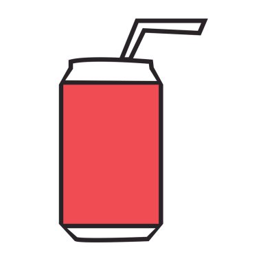 Hafif içecek, vektör illüstrasyonu