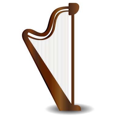 Müzik aleti simgesi, vektör illüstrasyonu. düz tasarım biçimi