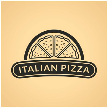 Pizza için vektör logosu