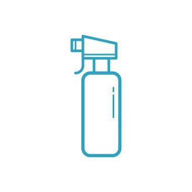 Sprey pompa çizgisi simgesinin vektör çizimi