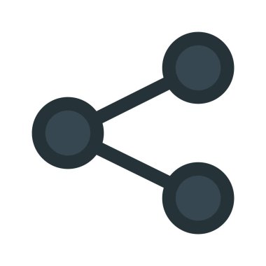 paylaşımlı simge vektör illüstrasyonu