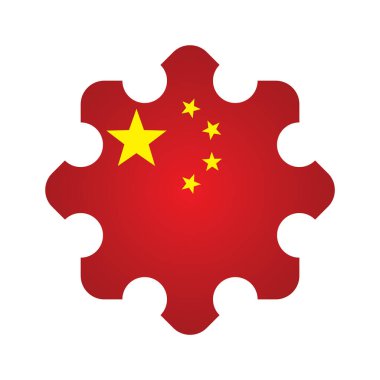 Renk bayrağı vektör illüstrasyonu