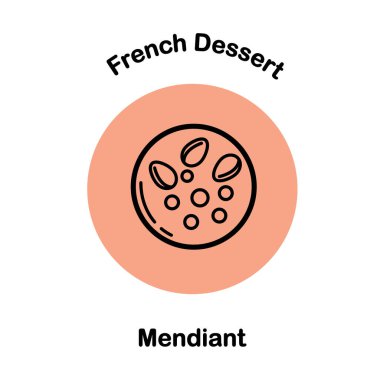 Gıda simgesinin vektör illüstrasyonu