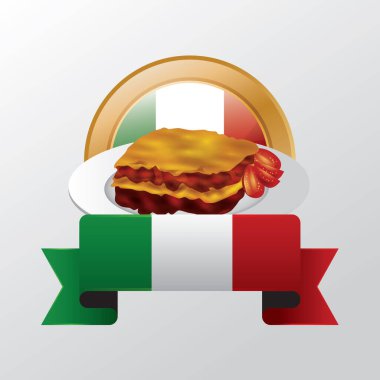 Bira bayrağı taşıyan bir afişin vektör illüstrasyonu