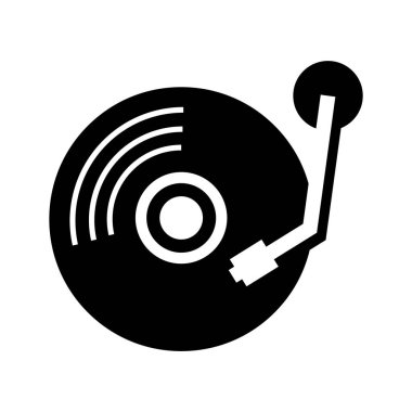 vektör görüntü. Beyaz arkaplanda basit bir simge plağı