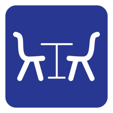 Restoran tablosu, tasarım vektörü çizimi