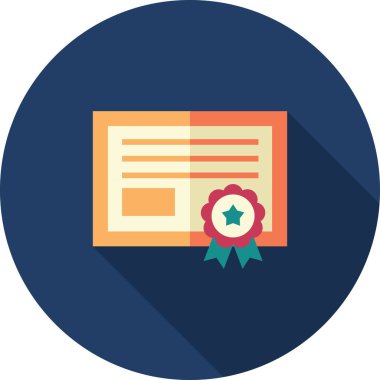 Sertifika biçimlendirilmiş vektör çizimi