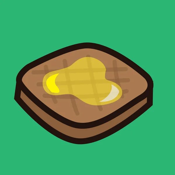 Delicioso Icono Pan Vector Ilustración Diseño — Vector de stock