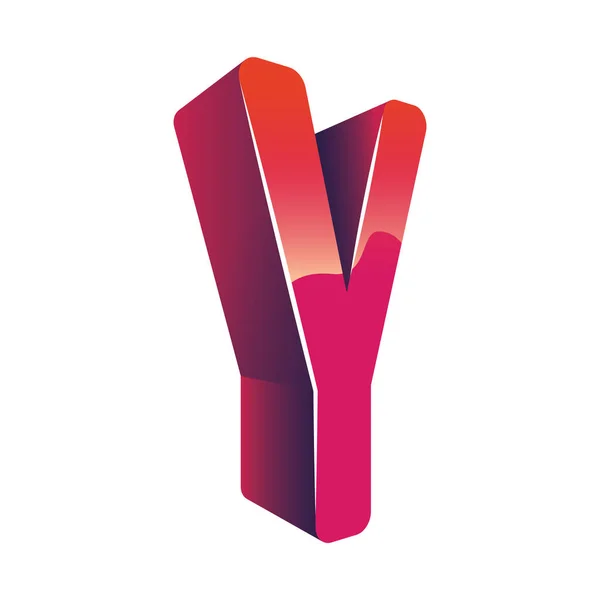 Písmeno Logo Design Vektorové Ilustrace — Stockový vektor