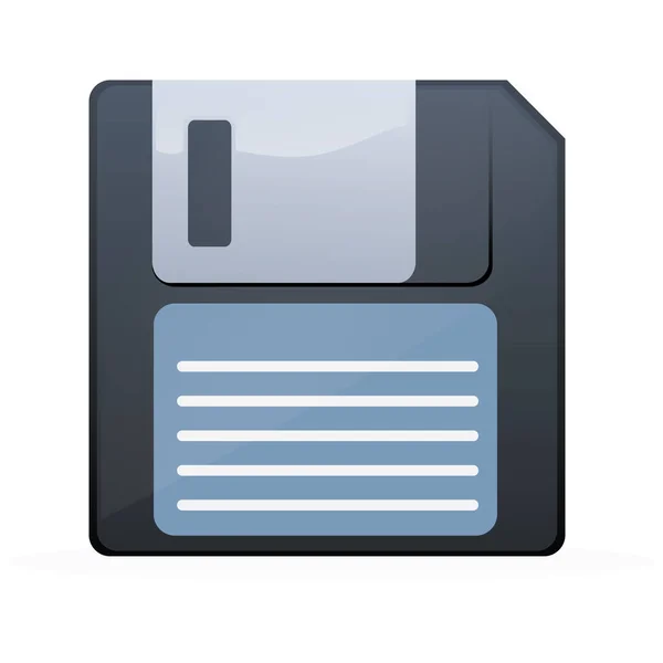 Diskette Stilisierte Vektorillustration — Stockvektor