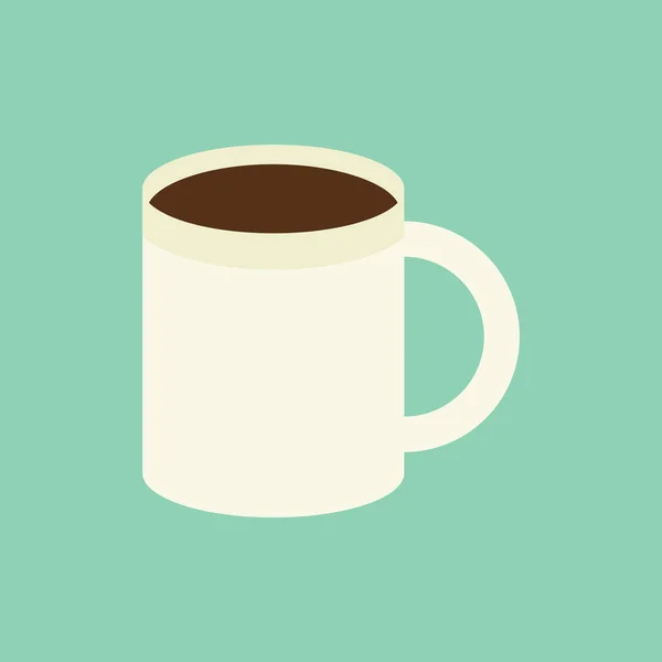 Coffee Cup Icon Vector Illustration — Stock Vector