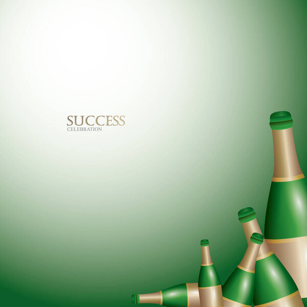 Champagne vector illustration icon 