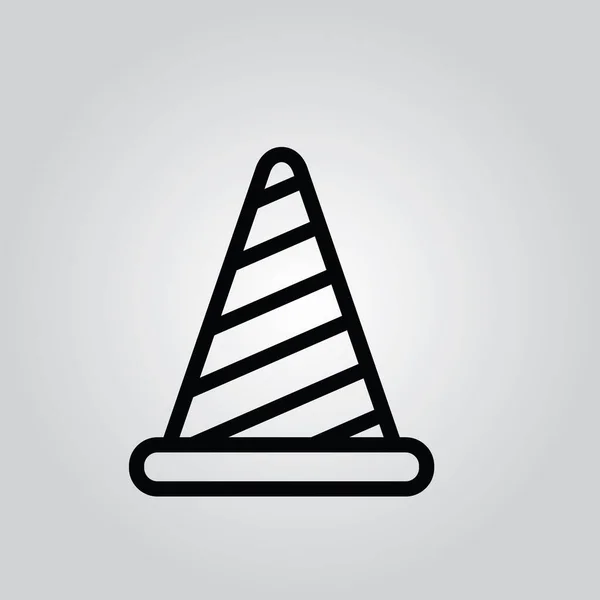 Cone Tráfego Ilustração Vetorial — Vetor de Stock