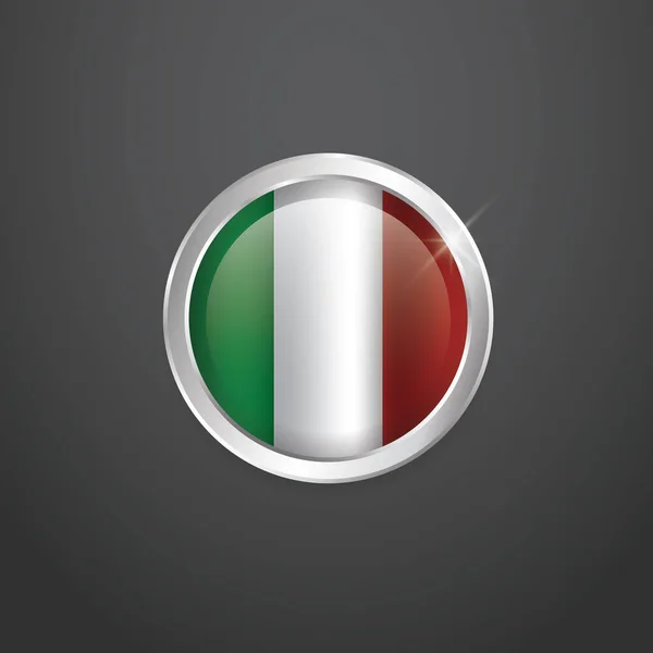 アイルランドの国旗ボタンのベクトル図 — ストックベクタ