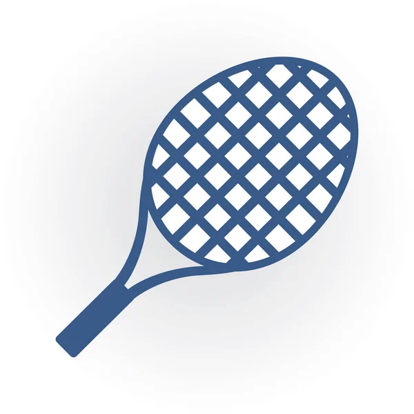 Raqueta Tenis Ilustración Vectorial Diseño — Vector de stock