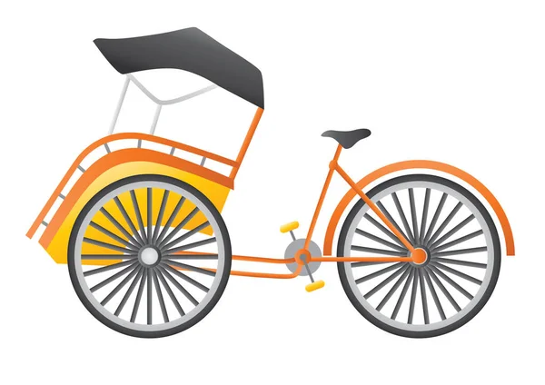 Vélo Avec Vélo — Image vectorielle