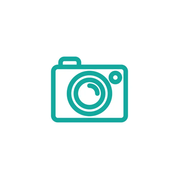 Camera Gestileerde Vector Illustratie — Stockvector