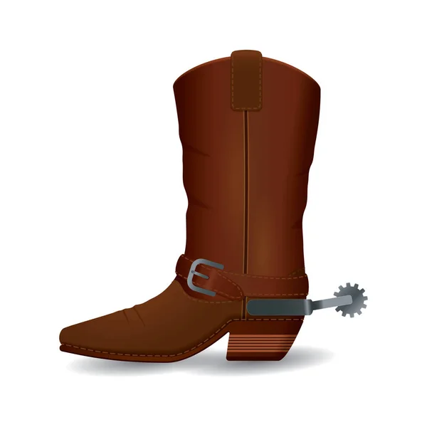 Boot Flat Icon Vector Illustration — Stock Vector