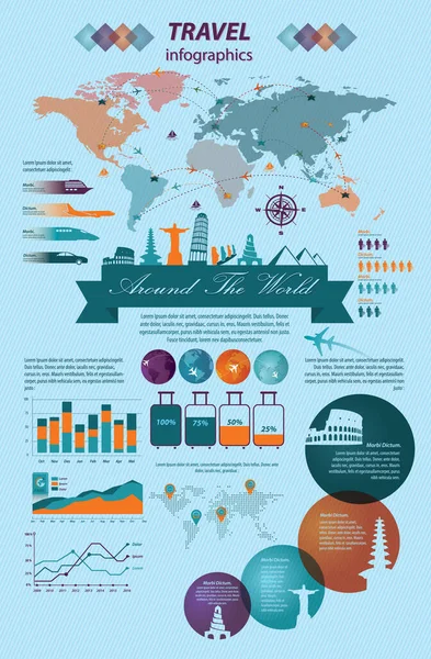 Infografika Stylizowana Ilustracja Wektora — Wektor stockowy