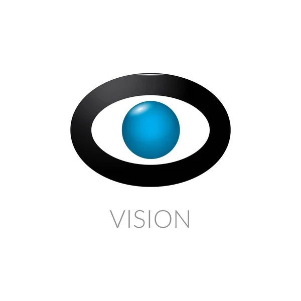 Eye Logo 아이콘 Vector Illustration — 스톡 벡터