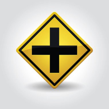 yol işareti renk vektörü çizimi