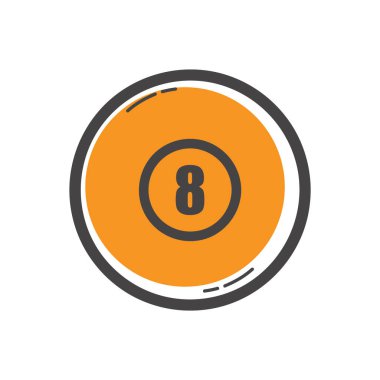 Vektör illüstrasyonu, simge ögesi arkaplanı