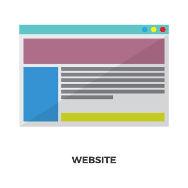 Düz Tasarım Vektörü illüstrasyonu