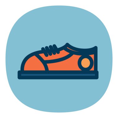 çizgi film uygulama simgesi, vektör illüstrasyonu