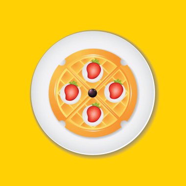 Yemek ve mutfağın vektör çizimi