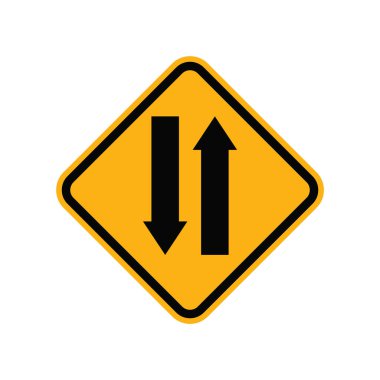 yol işareti vektör arkaplanı