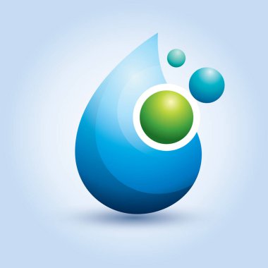 vektör su bırakma tasarımı